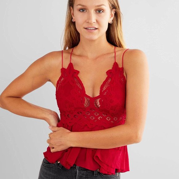 Free People Tops - Free People Adella Camisole Red S